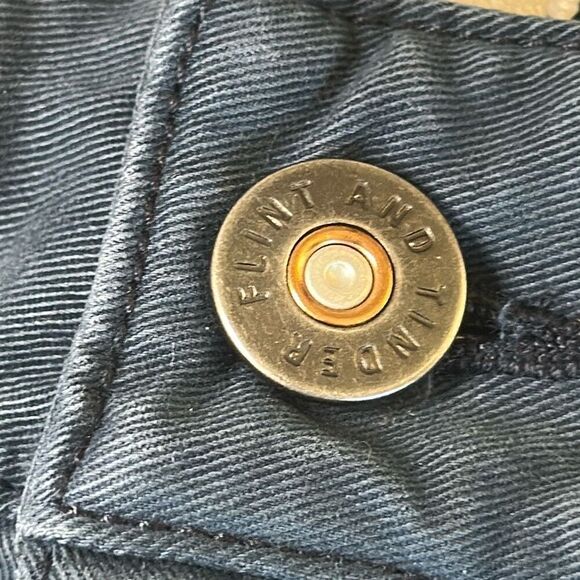 Flint and Tinder Mens Blue Chino Golf Shorts size 34 Khaki - Picture 4 of 7